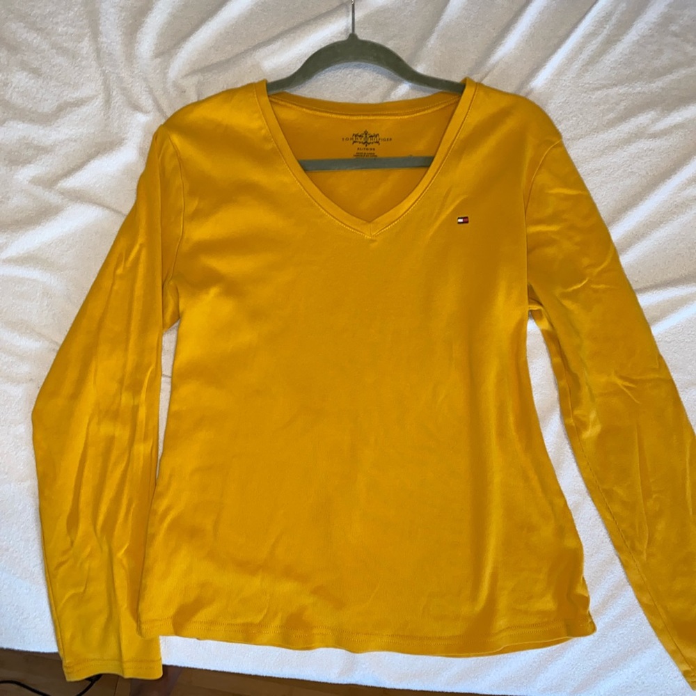 Tommy Hilfiger vintage mustard long sleeve